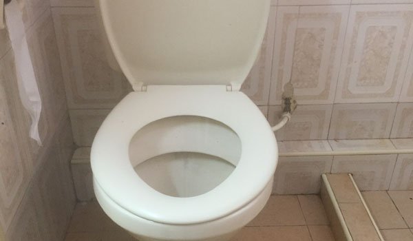 commode toilet for volunteer in host family